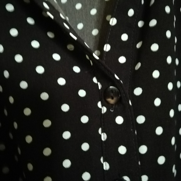 Dress brown with polka dots - Picture 3 of 4